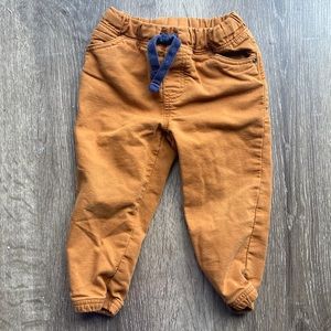 Tan drawstring pants